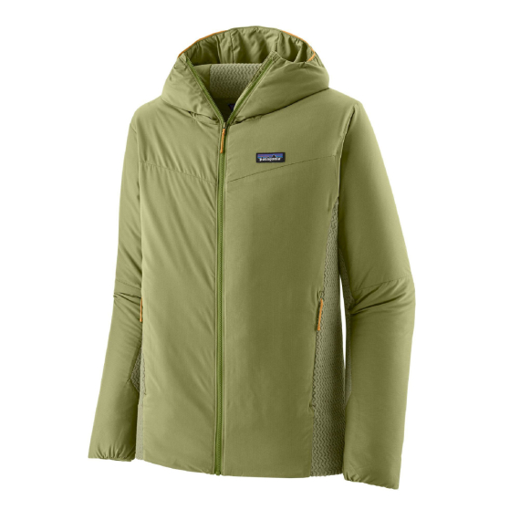 Patagonia M\'s Nano-Air Light Hybrid Hoody Buckhorn Green in de groep Kleding & Schoenen / Kleding / Jassen / Synthetische geïsoleerde jassen bij Sportfiskeprylar.se (84416-BUGR-Mr)