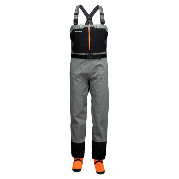 Grundéns Men\'s Bedrock Stockingfoot Wader Sagebrush in de groep Kleding & Schoenen / Waadpakken en waaduitrusting / Waadpakken bij Sportfiskeprylar.se (90005-074-3007r)