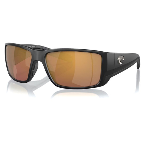 Costa Blackfin Pro Matte Black Gold Mirror 580G in de groep Kleding & Schoenen / Brillen / Gepolariseerde zonnebrillen bij Sportfiskeprylar.se (90781460)