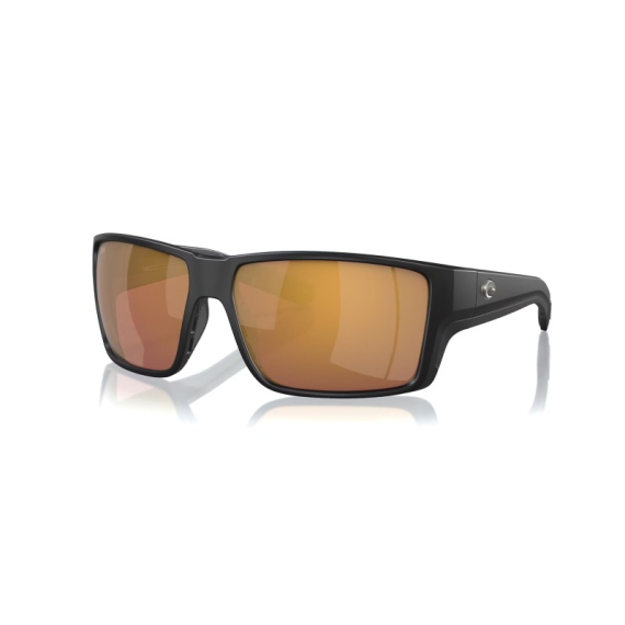 Costa Reefton Pro Matte Black - Gold Mirror 580G in de groep Kleding & Schoenen / Brillen / Gepolariseerde zonnebrillen bij Sportfiskeprylar.se (90801463)