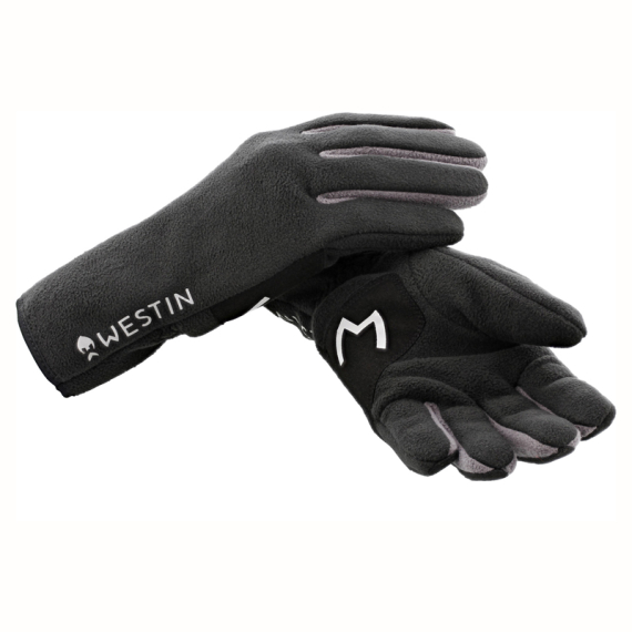 Westin Full Fleece Gloves Carbon Black in de groep Kleding & Schoenen / Kleding / Handschoenen bij Sportfiskeprylar.se (A223-657-Mr)