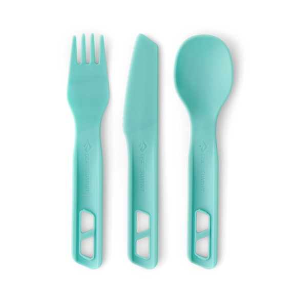 Sea To Summit Passage Cutlery Set 3pcs Blue in de groep Outdoor / Camping Keuken & Keukengerei / Bestek & Accessoires bij Sportfiskeprylar.se (ACK035021-120207)