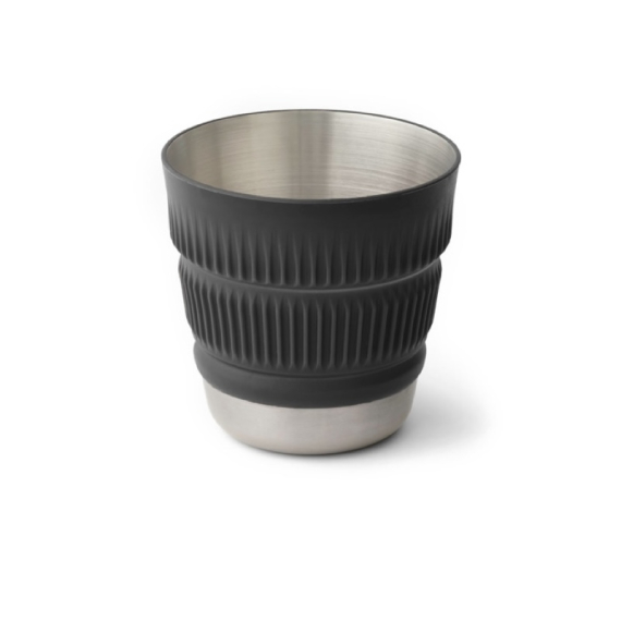 Sea To Summit Detour Stainless Steel Collapsible Mug Black in de groep Outdoor / Camping Keuken & Keukengerei / Bekers & Mokken bij Sportfiskeprylar.se (ACK039031-050101)