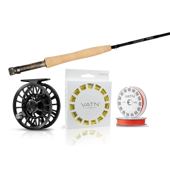 Vision Pitch Black / VATN Dry Fly Outfit #5 in de groep Combo\'s / Vliegvis kits / Eenhandige vliegvissets bij Sportfiskeprylar.se (BUNDLE_VPB4905_M2)