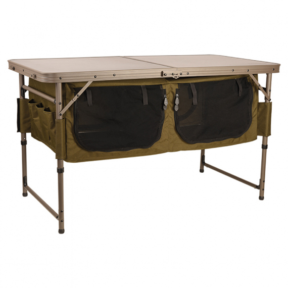 Fox Session Table with Storage in de groep Outdoor / Tenten en tentmeubilair / Tenten / Bivvy Tafels bij Sportfiskeprylar.se (CAC784)