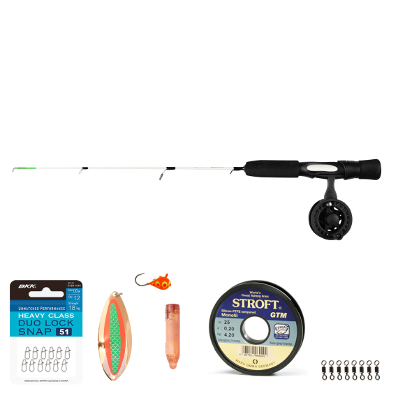 Daiwa Ice Rainbow Trout Set in de groep Vismethoden / IJsvissen / Ijsviscombinaties / IJsjigging kits bij Sportfiskeprylar.se (DAIWAICETROUTSET)