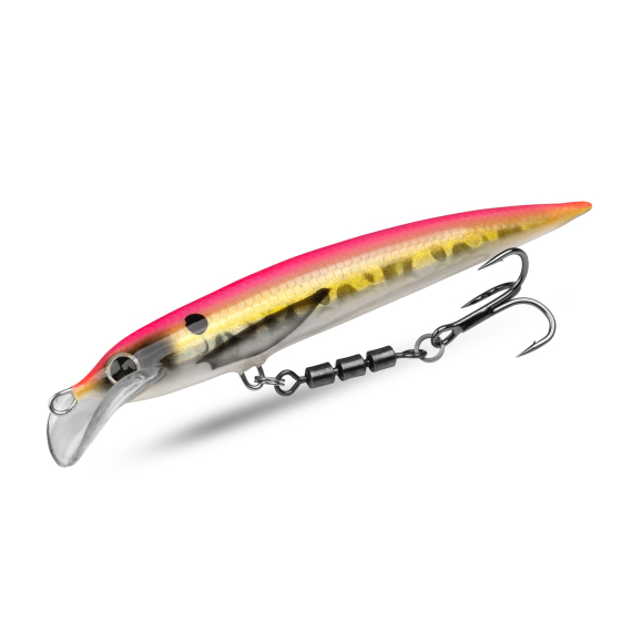 Elfbaits Troll 11cm, 7g - Sunset in de groep Kunstaas / Handgemaakt aas / Handgemaakte crankbaits bij Sportfiskeprylar.se (EFLBAITTRL6)