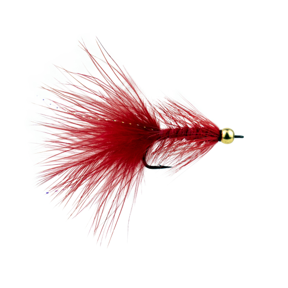 Wolly Bugger BH Red # 6 in de groep Kunstaas / Vliegen / Streamers bij Sportfiskeprylar.se (F30-1055-6)