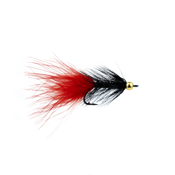 Wolly Bugger BH Red/Black # 6 in de groep Kunstaas / Vliegen / Streamers bij Sportfiskeprylar.se (F30-1092-6)