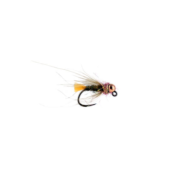 Orange Hot Spot Jig Nymph TB # 12 in de groep Kunstaas / Vliegen / Nimfen bij Sportfiskeprylar.se (F30-1096-12)