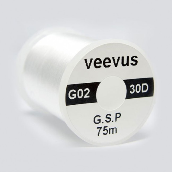 Veevus GSP 30D White in de groep Haken & Terminal Tackle / Vliegvis bindmateriaal / Vliegbindmateriaal / Binddraad bij Sportfiskeprylar.se (FC3261-01)