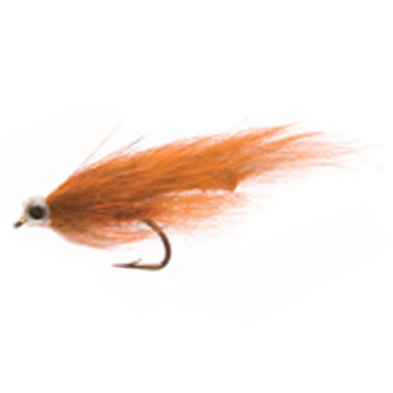 Mini Zonker Farry Brown Daiichi 1560 #8 in de groep Kunstaas / Vliegen / Streamers bij Sportfiskeprylar.se (FL54038)