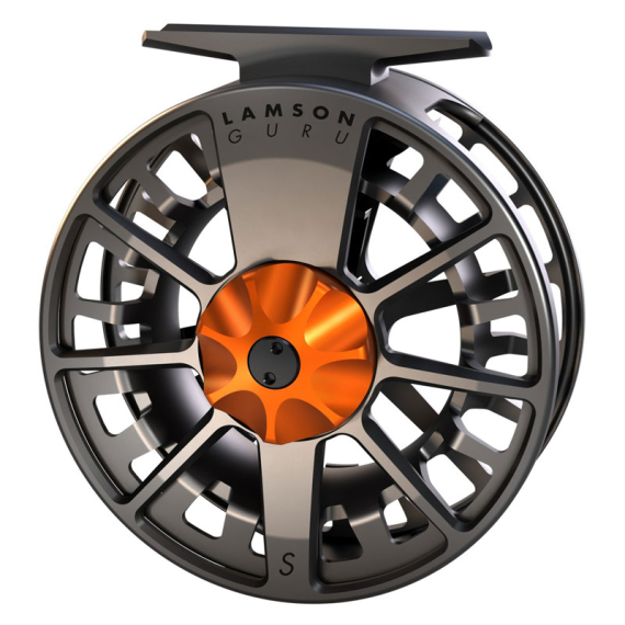 Lamson Guru S-Series Fly Reel Blaze in de groep Reels / Vliegvisreels & extra spoelen / Vliesvisreels bij Sportfiskeprylar.se (GS-3PLUSREEL-BLAZEr)