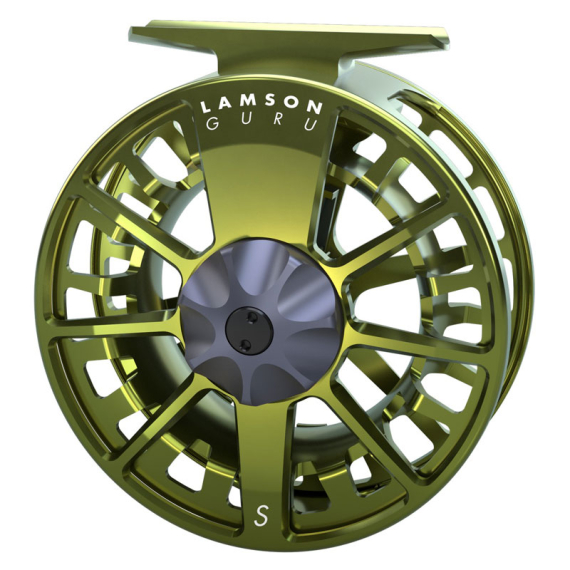 Lamson Guru S-Series Fly Reel Olive Green # 4-6 in de groep Reels / Vliegvisreels & extra spoelen / Vliesvisreels bij Sportfiskeprylar.se (GS-5PLUSREEL-OG)