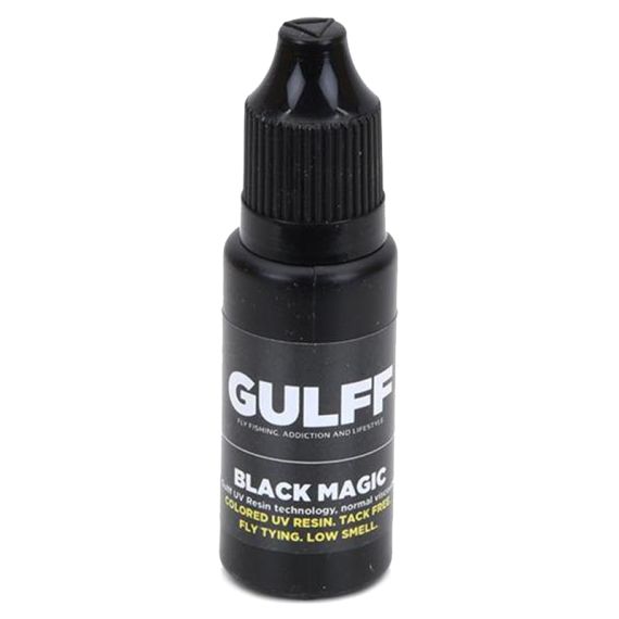 Gulff Black Magic 15ml in de groep Gereedschappen en accessoires / Superlijm en epoxy / UV-lijm bij Sportfiskeprylar.se (GU15BLK)