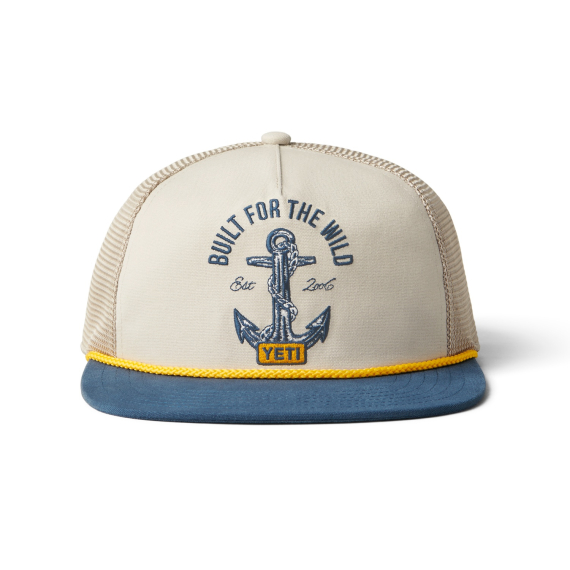 Yeti Open Seas Rope Trucker Cap Deep Tan/Navy in de groep Kleding & Schoenen / Petten, mutsen en overig / Petten / Truckerpetten bij Sportfiskeprylar.se (H014N)