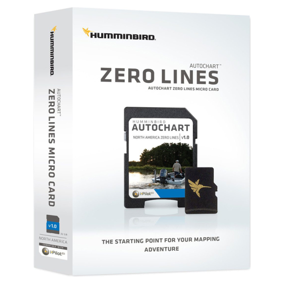 Humminbird AutoChart ZeroLine, SD card in de groep Marine Elektronica & Boot / Kaartplotters & Navigatie bij Sportfiskeprylar.se (H600033-1M)