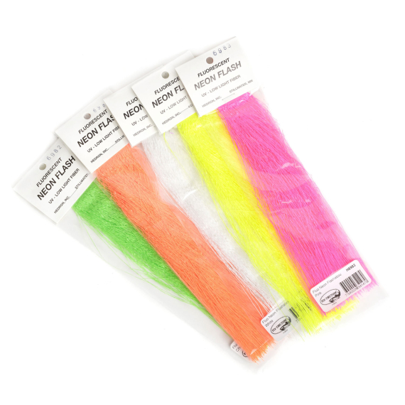 Fluo Neon Flashabou in de groep Haken & Terminal Tackle / Vliegvis bindmateriaal / Vliegbindmateriaal / Flash & Syntetics bij Sportfiskeprylar.se (H6984r)