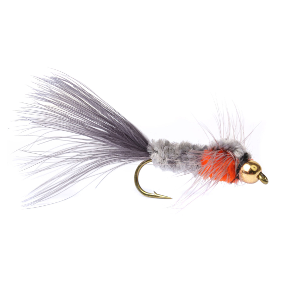 GH Montana Grey/Orange streamer size 8 in de groep Kunstaas / Vliegen / Streamers bij Sportfiskeprylar.se (HF0193-8)