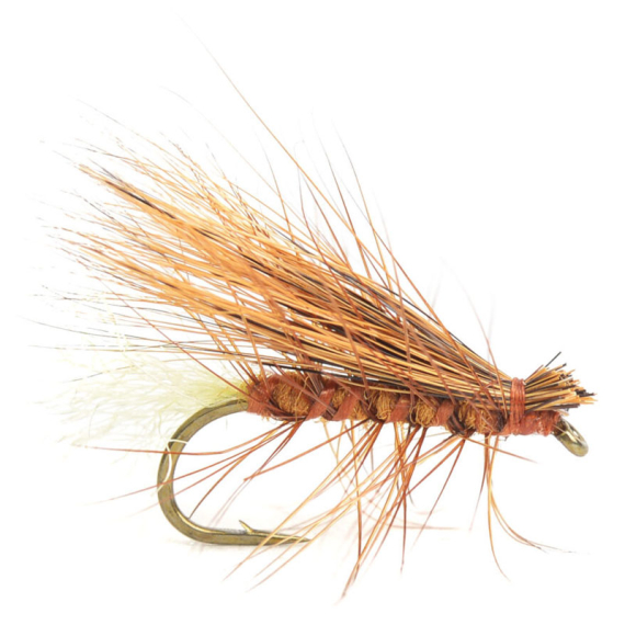 Elk Hair Caddis Red/Brown size 14 in de groep Kunstaas / Vliegen / Droge vliegen bij Sportfiskeprylar.se (HF0302-14)