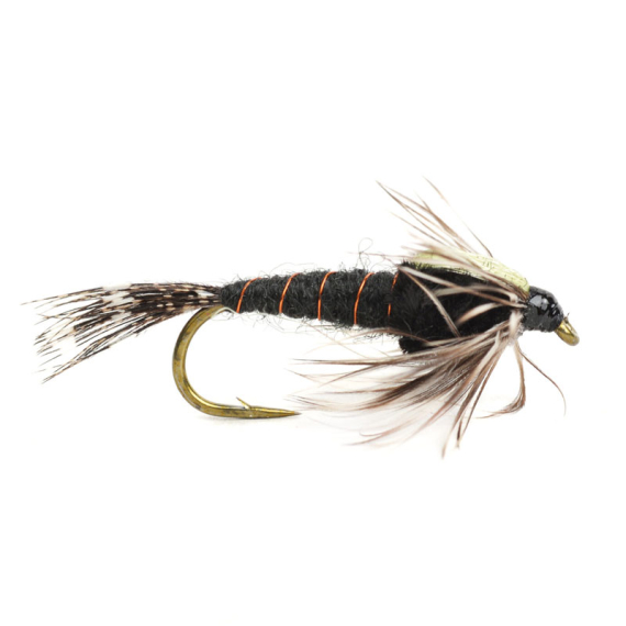 Black Martinez Streamer size 10 in de groep Kunstaas / Vliegen / Nimfen bij Sportfiskeprylar.se (HF1030-10)