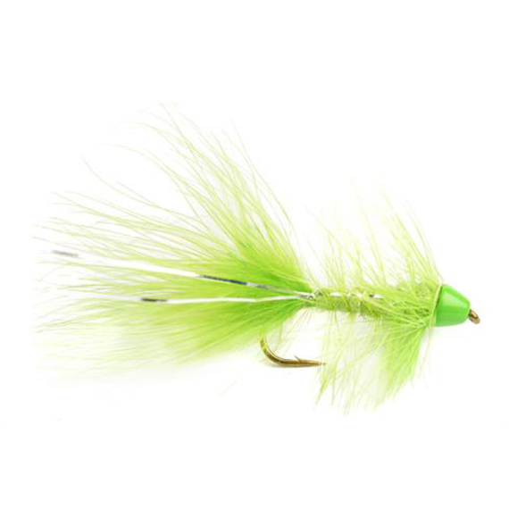 Wolly Bugger Cone Chartreuse Size 8 in de groep Kunstaas / Vliegen / Streamers bij Sportfiskeprylar.se (HF1222-8)