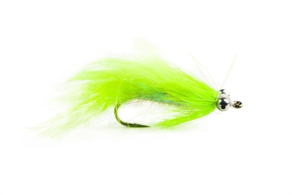 FK Zonker Chartreuse size 6 in de groep Kunstaas / Vliegen / Streamers bij Sportfiskeprylar.se (HF1252-6)