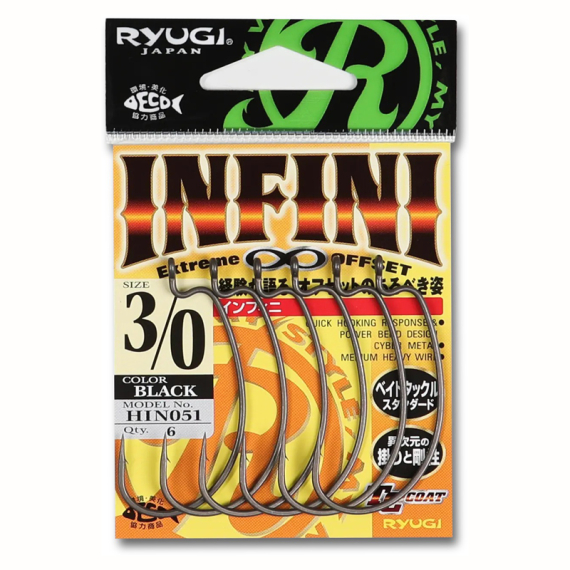 Ryugi Infini in de groep Haken & Terminal Tackle / Haken / Offset haken bij Sportfiskeprylar.se (HIN051r)