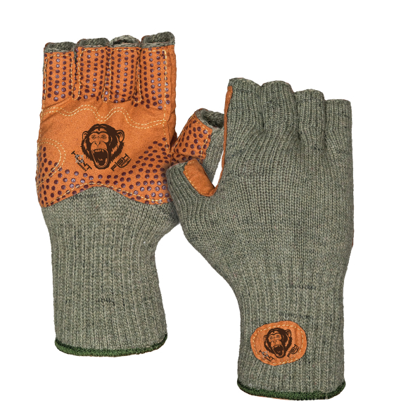 Fish Monkey Wooly Gloves Olive in de groep Kleding & Schoenen / Kleding / Handschoenen bij Sportfiskeprylar.se (HM713-SMr)