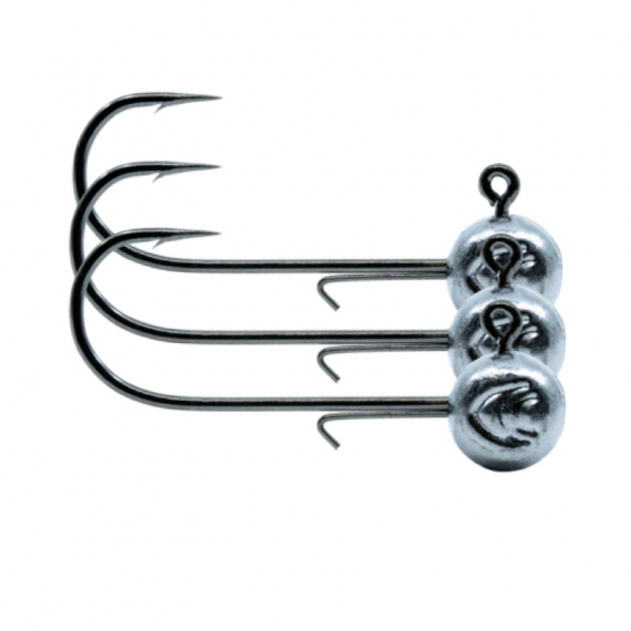 Slimline Head 12g - 4/0 (3-pak) in de groep Haken & Terminal Tackle / Jigkoppen / Ronde jigkoppen bij Sportfiskeprylar.se (J6912-040)