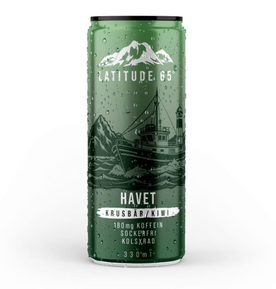 Latitude 65, 330ml - Havet in de groep Outdoor / Campingeten / Dranken bij Sportfiskeprylar.se (L65-Havet)