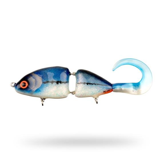 Mälaren Lures Fathead Swimbait 17cm, 125g - Blue Maniac in de groep Kunstaas / Handgemaakt aas / Handgemaakte Swimbaits bij Sportfiskeprylar.se (MLFHS17-2)