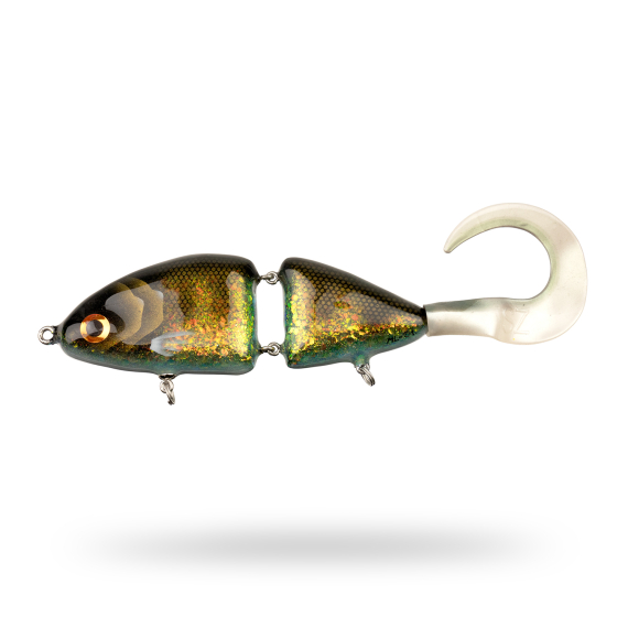 Mälaren Lures Fathead Swimbait 17cm, 125g - Per Glitter Gold in de groep Kunstaas / Handgemaakt aas / Handgemaakte Swimbaits bij Sportfiskeprylar.se (MLFHS17-4)