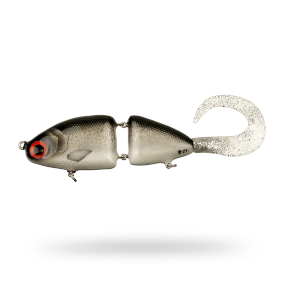 Mälaren Lures Fathead Swimbait 17cm, 125g - Black And White in de groep Kunstaas / Handgemaakt aas / Handgemaakte Swimbaits bij Sportfiskeprylar.se (MLFHS17-5)