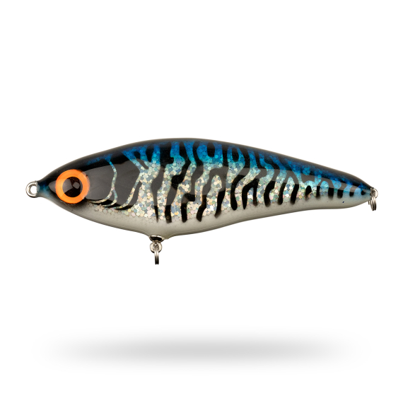 Mälaren Lures Loner 18cm, 100g - Blue Tiger in de groep Kunstaas / Handgemaakt aas / Handgemaakte Jerkbaits bij Sportfiskeprylar.se (MLL18-2)