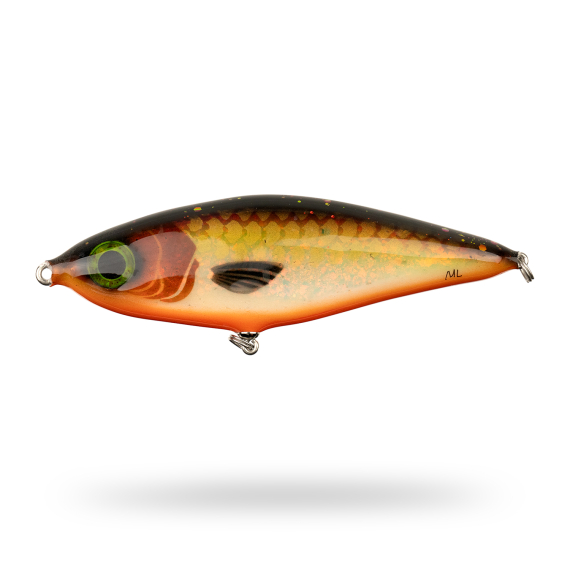 Mälaren Lures Loner 18cm, 100g - Red Brown Snapper in de groep Kunstaas / Handgemaakt aas / Handgemaakte Jerkbaits bij Sportfiskeprylar.se (MLL18-4)