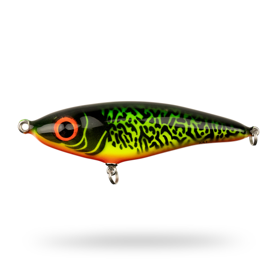 Mälaren Lures Loner Mini 13cm, 60g - Fire Tiger in de groep Kunstaas / Handgemaakt aas / Handgemaakte Jerkbaits bij Sportfiskeprylar.se (MLLM13-5)