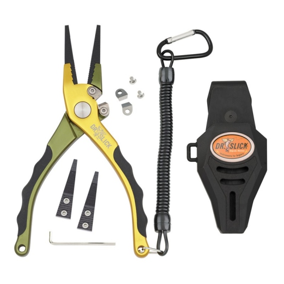 DR Slick Squall Plier 7 1/2\'\' w/ TC Cutters Black Coated in de groep Gereedschappen en accessoires / Tangen & Scharen bij Sportfiskeprylar.se (NFD799-PSA75RX)