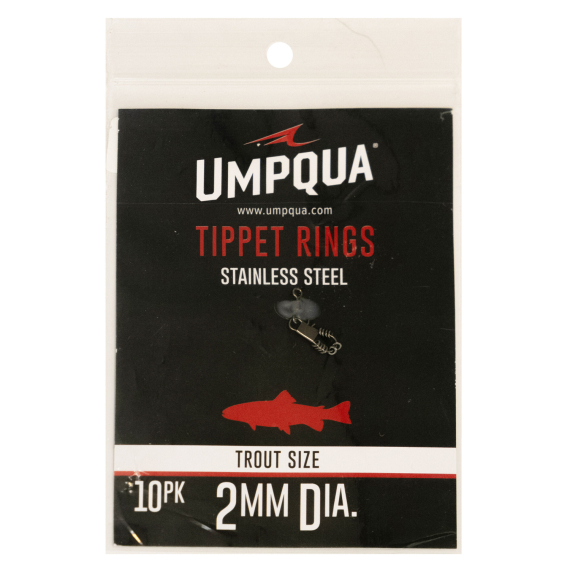 Umpqua Tippet Ring Standard 2mm 10-pack in de groep Haken & Terminal Tackle / Voor zeevissen en materiaal voor onderlijnen / Onderlijnmateriaal / Onderlijnmateriaal Vliegvissen bij Sportfiskeprylar.se (NFD9384)