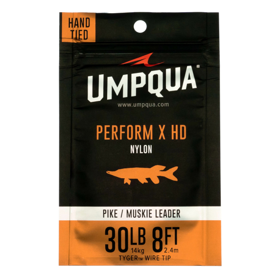 Umpqua Perform X Pike Leader w/Tyger Wire Tip 8ft 30lb in de groep Haken & Terminal Tackle / Voor zeevissen en materiaal voor onderlijnen / Kant-en-klare onderlijnen / Tapered onderlijnen bij Sportfiskeprylar.se (NFD9389)