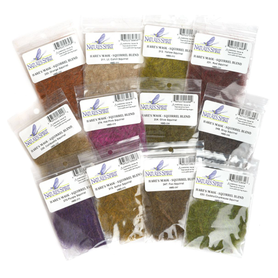 Natures Spirit Hare\'s Mask Dubbing- Squirrel Blend in de groep Haken & Terminal Tackle / Vliegvis bindmateriaal / Vliegbindmateriaal / Dubbing bij Sportfiskeprylar.se (NS-HMD-204r)