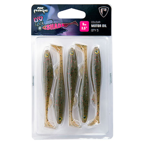 Fox Rage Slick Shad Ultra UV 9 cm 5-pak in de groep Kunstaas / Softbaits / Baars Softbaits & Snoekbaars Softbaits bij Sportfiskeprylar.se (NSC029r)