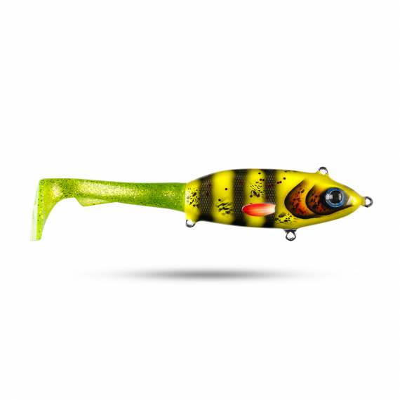 Pineslope Lures Goujon XL Slow Sink 25cm, 130g - Getingjävel in de groep Kunstaas / Handgemaakt aas / Handgemaakt Tailbaits bij Sportfiskeprylar.se (PSLGXLSS23-3)