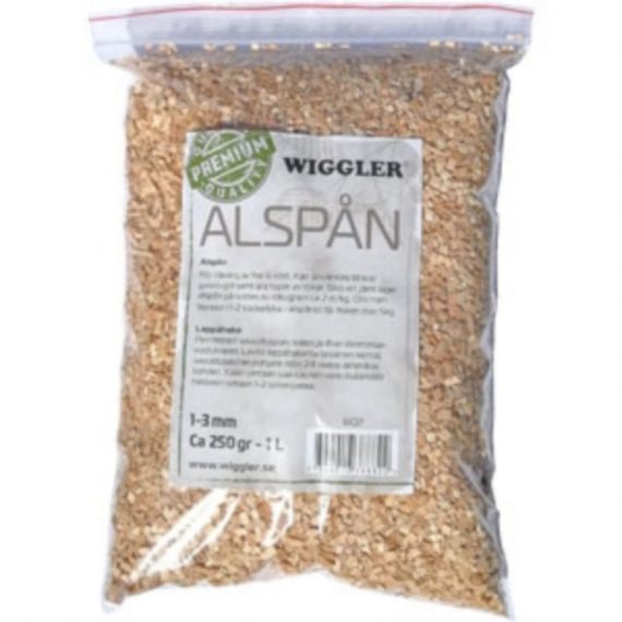 Wiggler Alder chips 250gr in de groep Outdoor / Camping Keuken & Keukengerei / Rookoven & Accessoires / Rookoven chips bij Sportfiskeprylar.se (RO7)