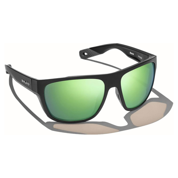 Bajio Las Rocas Black Matte Green Mirror PC +2,00 in de groep Kleding & Schoenen / Brillen / Gepolariseerde zonnebrillen bij Sportfiskeprylar.se (ROC220132200)