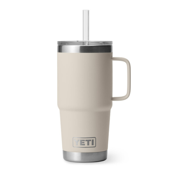 Yeti Rambler 25 Oz Straw Mug 2.0 - Cape Taupe in de groep Outdoor / Camping Keuken & Keukengerei / Thermosflessen / Thermosbekers bij Sportfiskeprylar.se (SKU-2326-24H2BH)