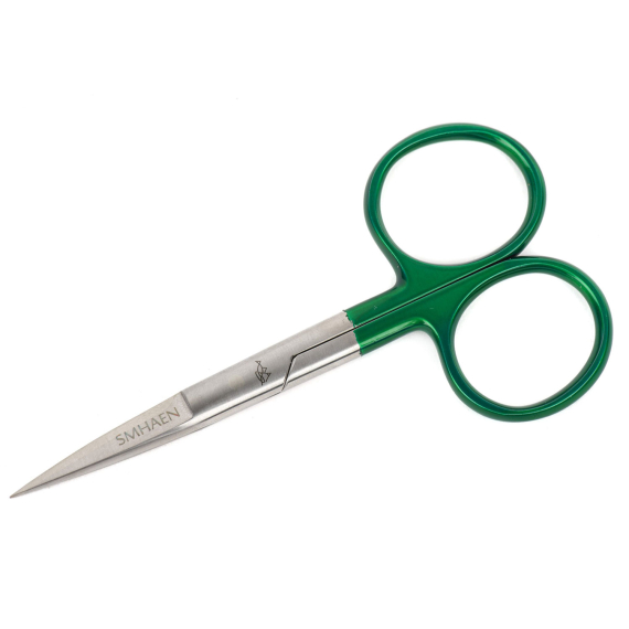 SMHAEN Scissor Straight 4,5\'\' Tungsten Carbide Heavy Green in de groep Gereedschappen en accessoires / Tangen & Scharen / Lijnknippers & Scharen bij Sportfiskeprylar.se (SM-114)