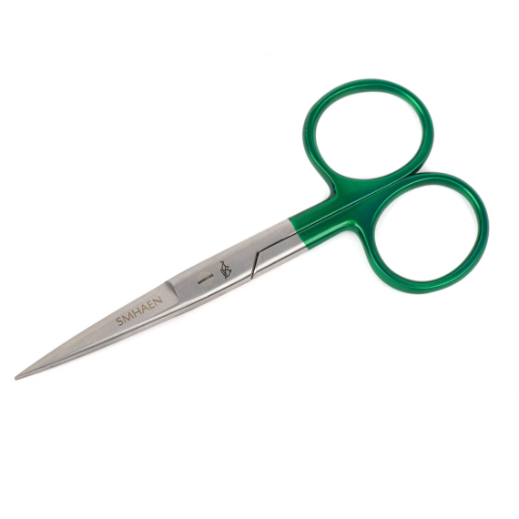 SMHAEN Scissor Straight 5\'\' Tungsten Carbide Heavy Green in de groep Gereedschappen en accessoires / Tangen & Scharen / Lijnknippers & Scharen bij Sportfiskeprylar.se (SM-115)