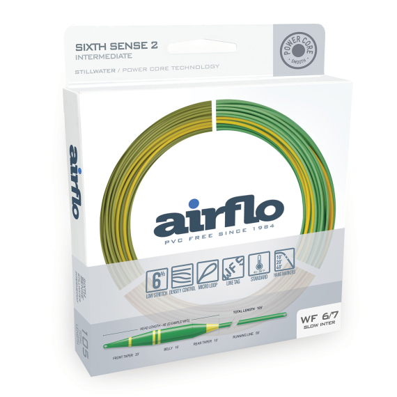 Airflo Sixth Sense Slow Intermediate Fly Line in de groep Lijnen / Vliesvislijnen / Enkele handlijnen bij Sportfiskeprylar.se (SS2-WF5-6SI-Tor)