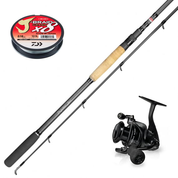 Okuma Pitch Black V2 Söder Tackle Perfection Pike Combo in de groep Vismethoden / Werpend vissen / Combo\'s / Spinvis combo\'s bij Sportfiskeprylar.se (SSPSET-16)